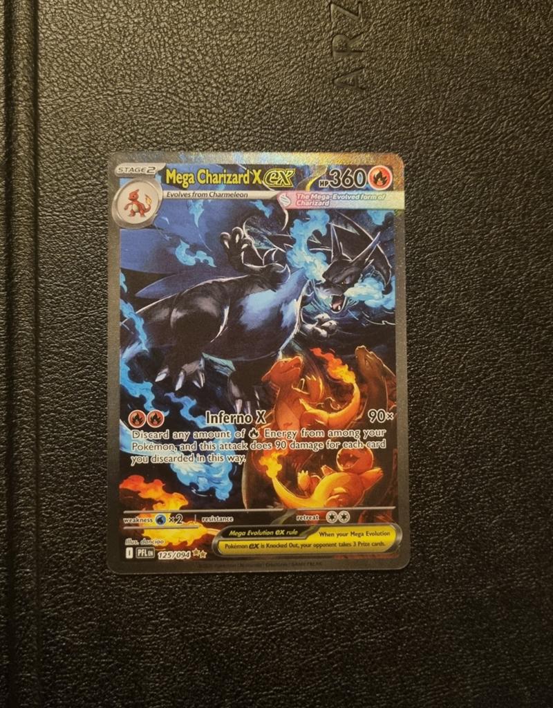 Mega Charizard ex 125, MINT, Ophalen of Verzenden, Zo goed als nieuw