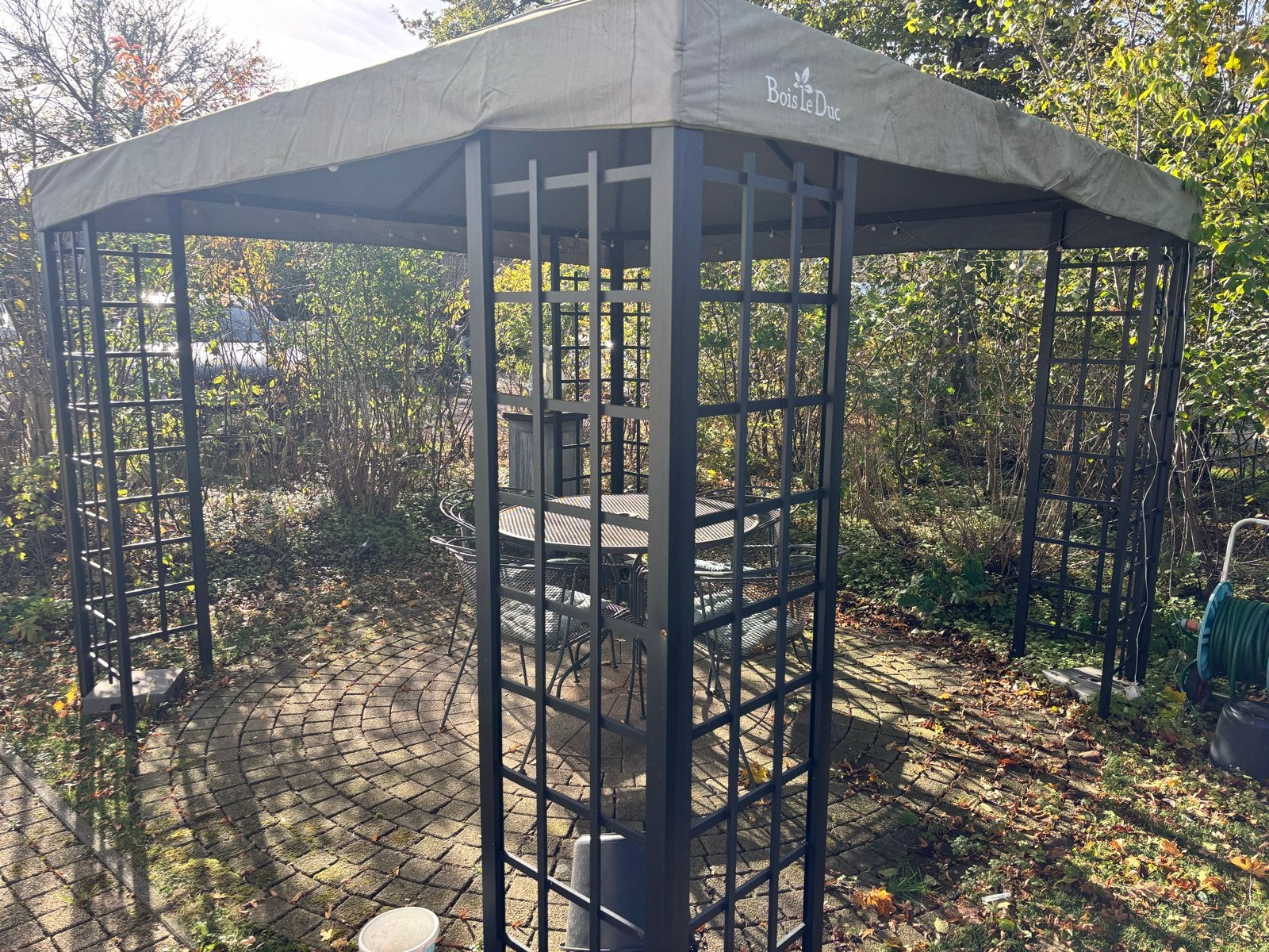 Mooi paviljoen voor tuin of terras, Gebruikt, Minder dan 4 meter, Paviljoen, 2 meter of meer