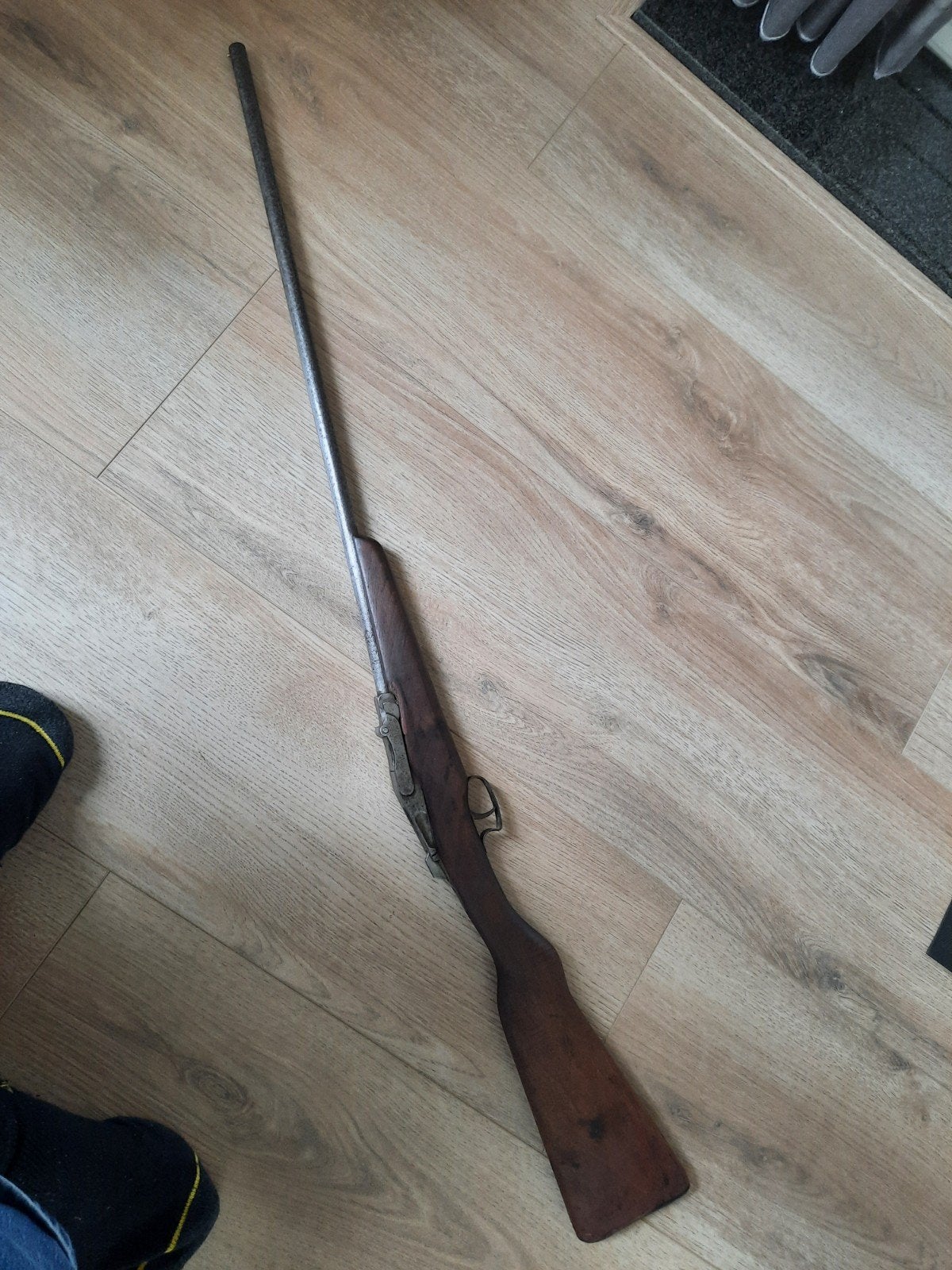 Antiek Flobert.vrijgesteld geweer' met Warnand sluiting, Ophalen of Verzenden, Landmacht, Nederland