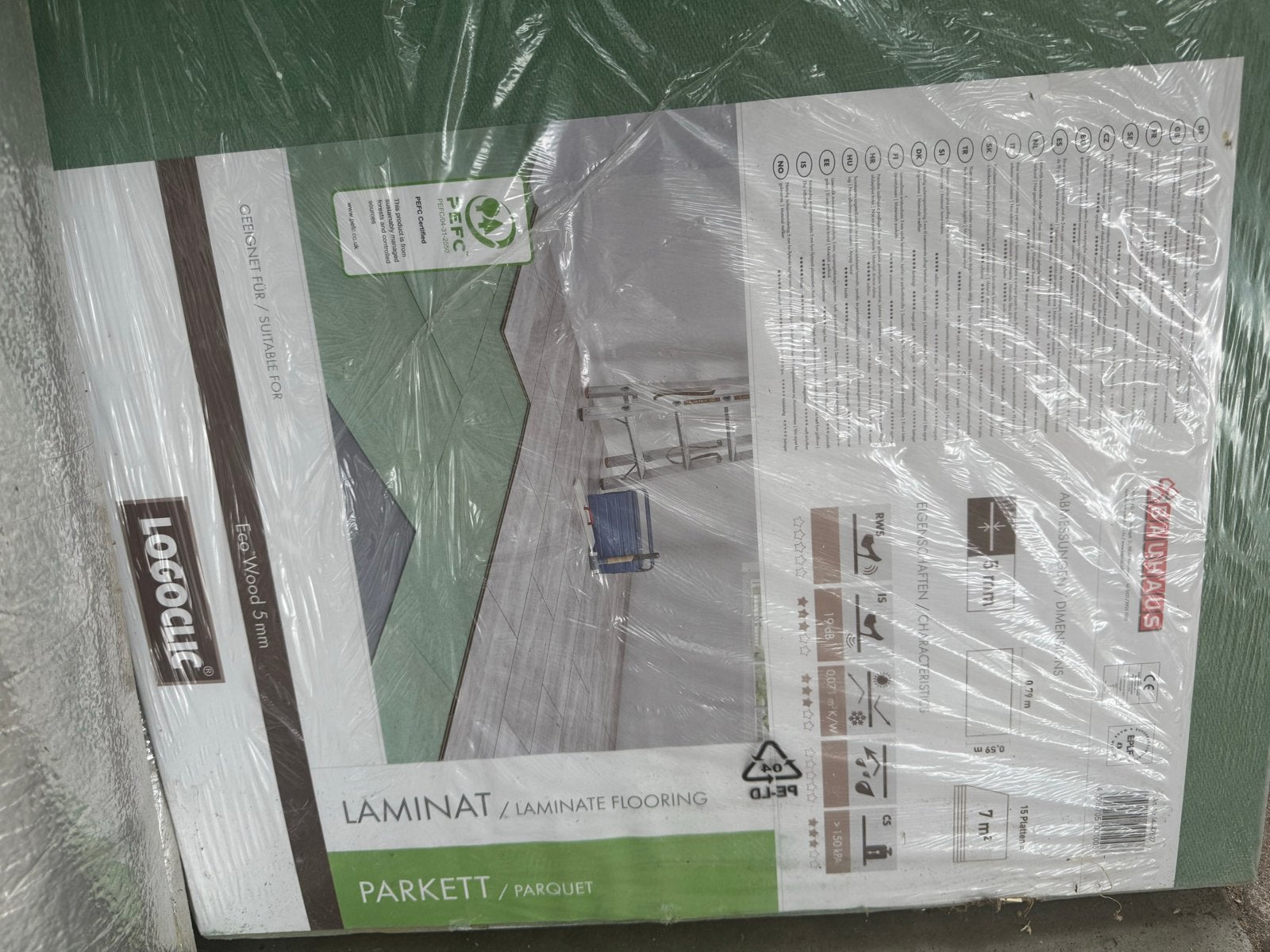 Nieuwe ondervloer laminaat, Ophalen, Overige materialen, Nieuw, 5 tot 10 m²