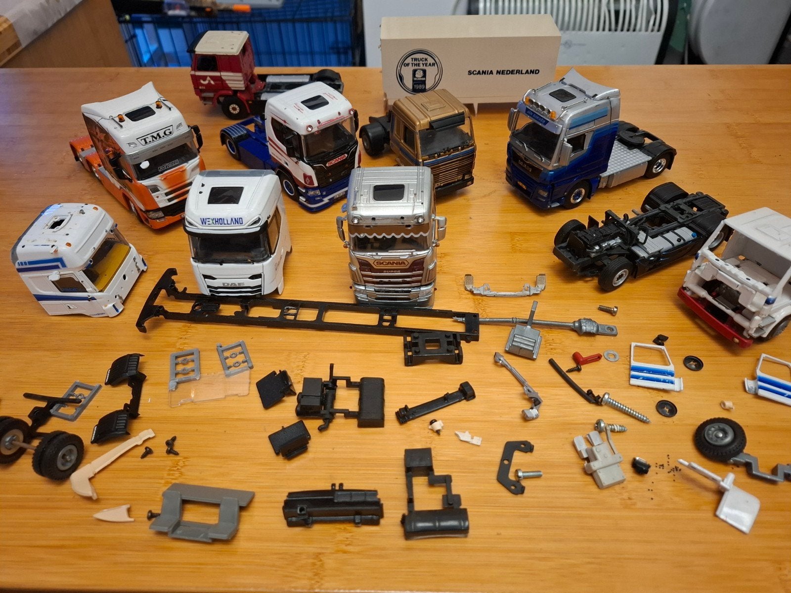 Wsi tekno  scania man jan bakker onderdelen, Hobby en Vrije tijd, Ophalen of Verzenden, Gebruikt, Bus of Vrachtwagen, Wsi