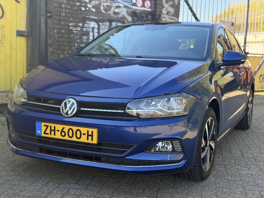 Volkswagen Polo 1.0 TSI HIGHLINE | Pano | D.O, Voorwielaandrijving, Stof, 95 pk, Blauw