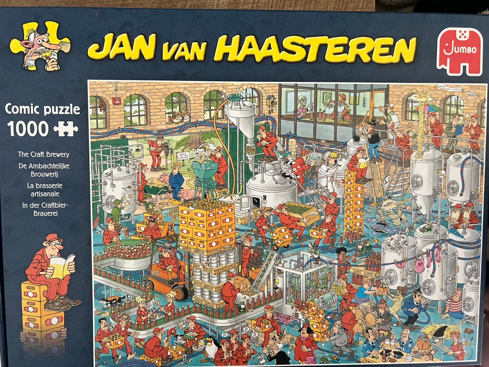 Jan van Haasteren puzzel, Hobby en Vrije tijd, Denksport en Puzzels, Ophalen, 500 t/m 1500 stukjes, Zo goed als nieuw