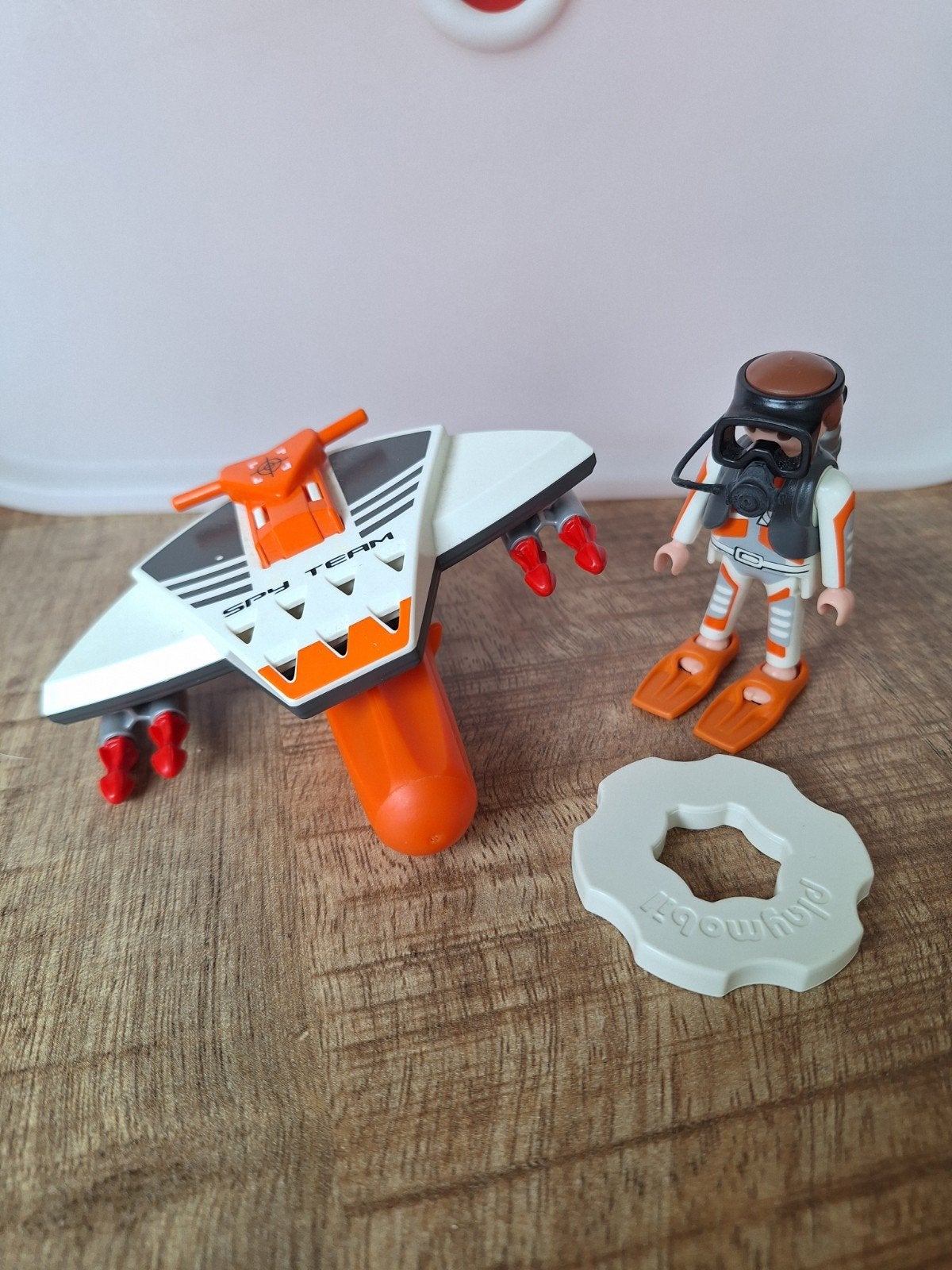 Playmobil 4883 Top Agents Torpedo Duiker (defect), Ophalen, Gebruikt