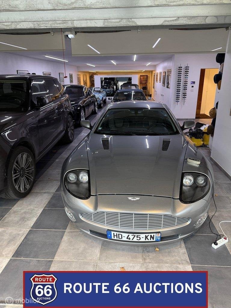 Aston Martin Vanquish | 2004 | Route 66 Auctions, Auto's, Gebruikt, Overige carrosserieën, Zwart, Bedrijf
