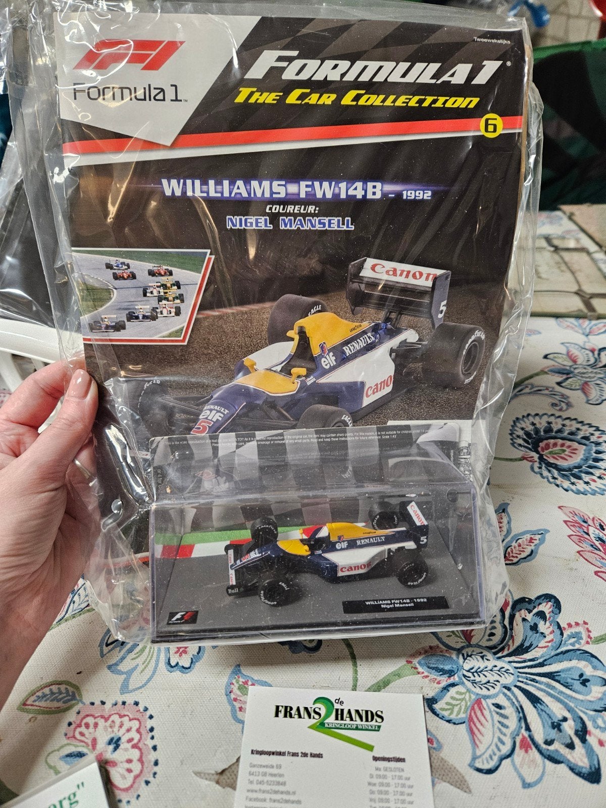 Formule 1 Car Collection Williams FW14B - Nigel Mansell, Ophalen of Verzenden, Nieuw, Auto, Overige merken