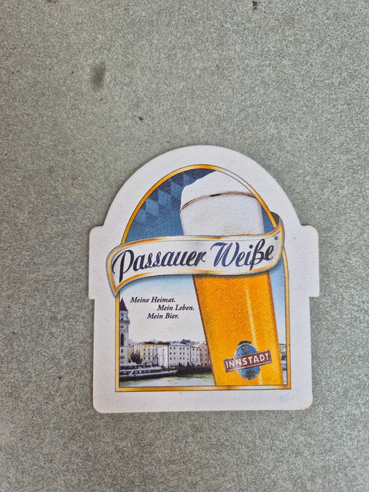 Passauer Weibe bierviltje, Ophalen of Verzenden, Viltje(s), Overige merken