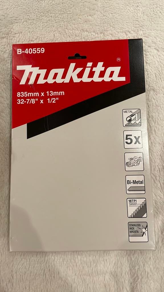 Makita Band zaagblad B-40559 5 stuks, Ophalen of Verzenden, Nieuw