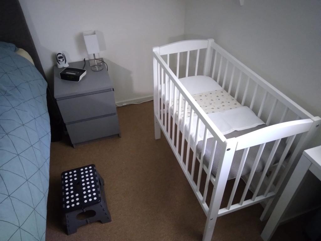 Co-sleeper van hout, Ophalen, Zo goed als nieuw, Wieg