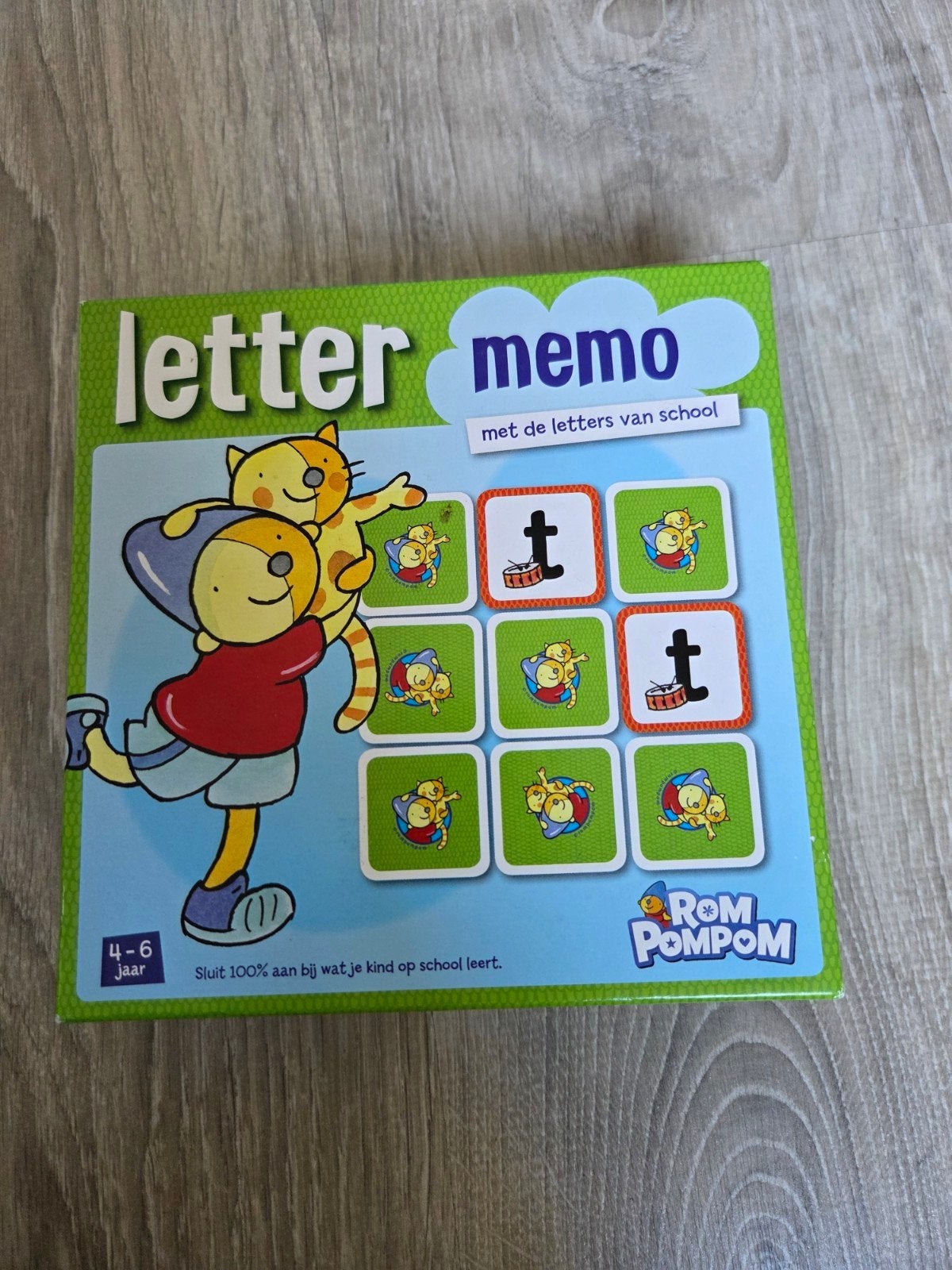 Letter Memo met de letters van school - RomPompom, Ophalen, Zo goed als nieuw, Puzzelen
