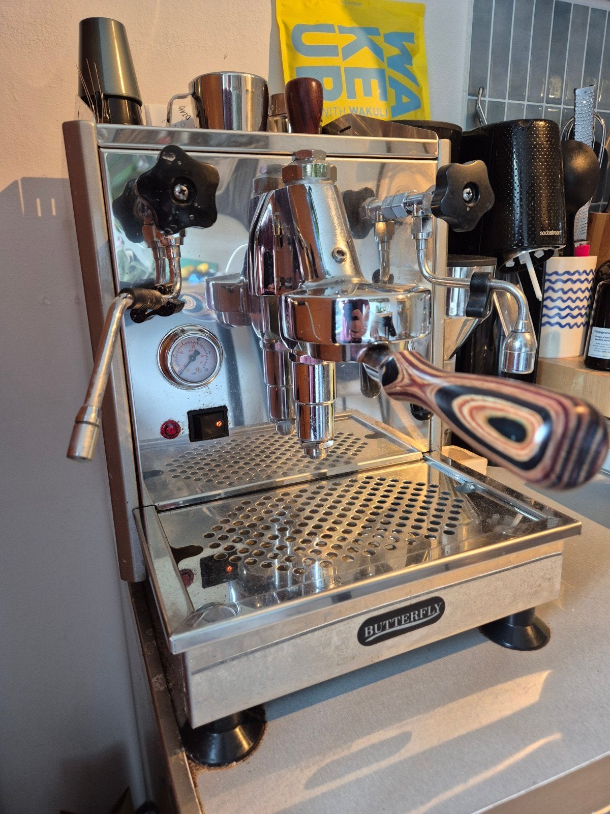 La Scala Butterfly E61 espressomachine, Ophalen, Espresso apparaat