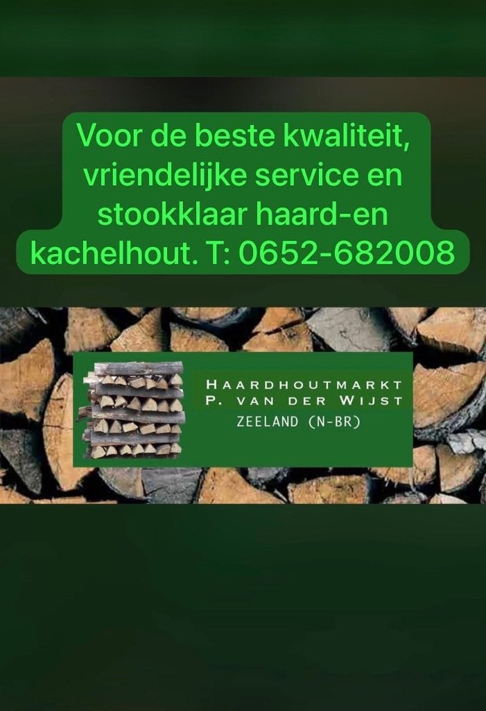 Openhaardhout kachelhout droog hout stookklaar brandhout, 6 m³ of meer, Ophalen, Blokken