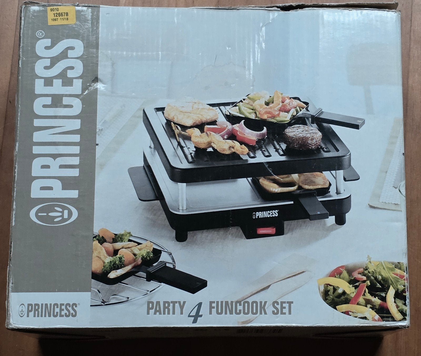 Princess 162344 Party 4 Funcook Set Gourmet, Witgoed en Apparatuur, Ophalen of Verzenden, Gebruikt, 4 t/m 7 personen