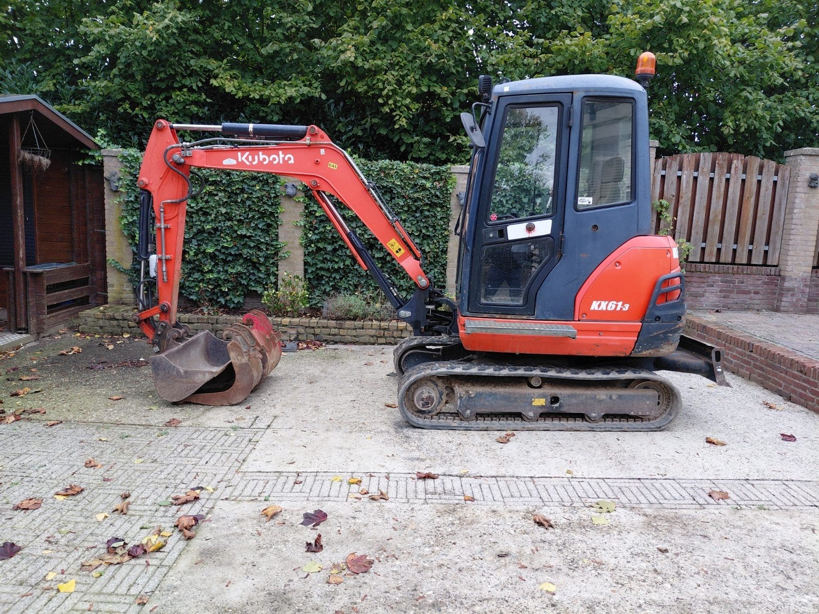 Kubota KX61-3 minigraver/graafmachine, Ophalen, Graafmachine