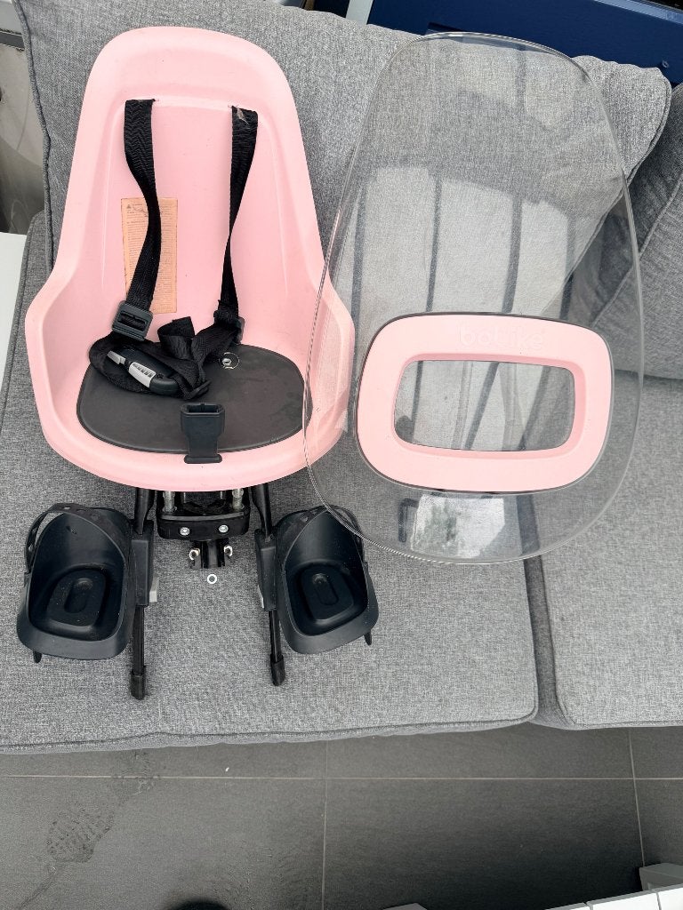 Bobike voorzitje met windscherm mini one, Ophalen, Gebruikt, Bobike, Voorzitje