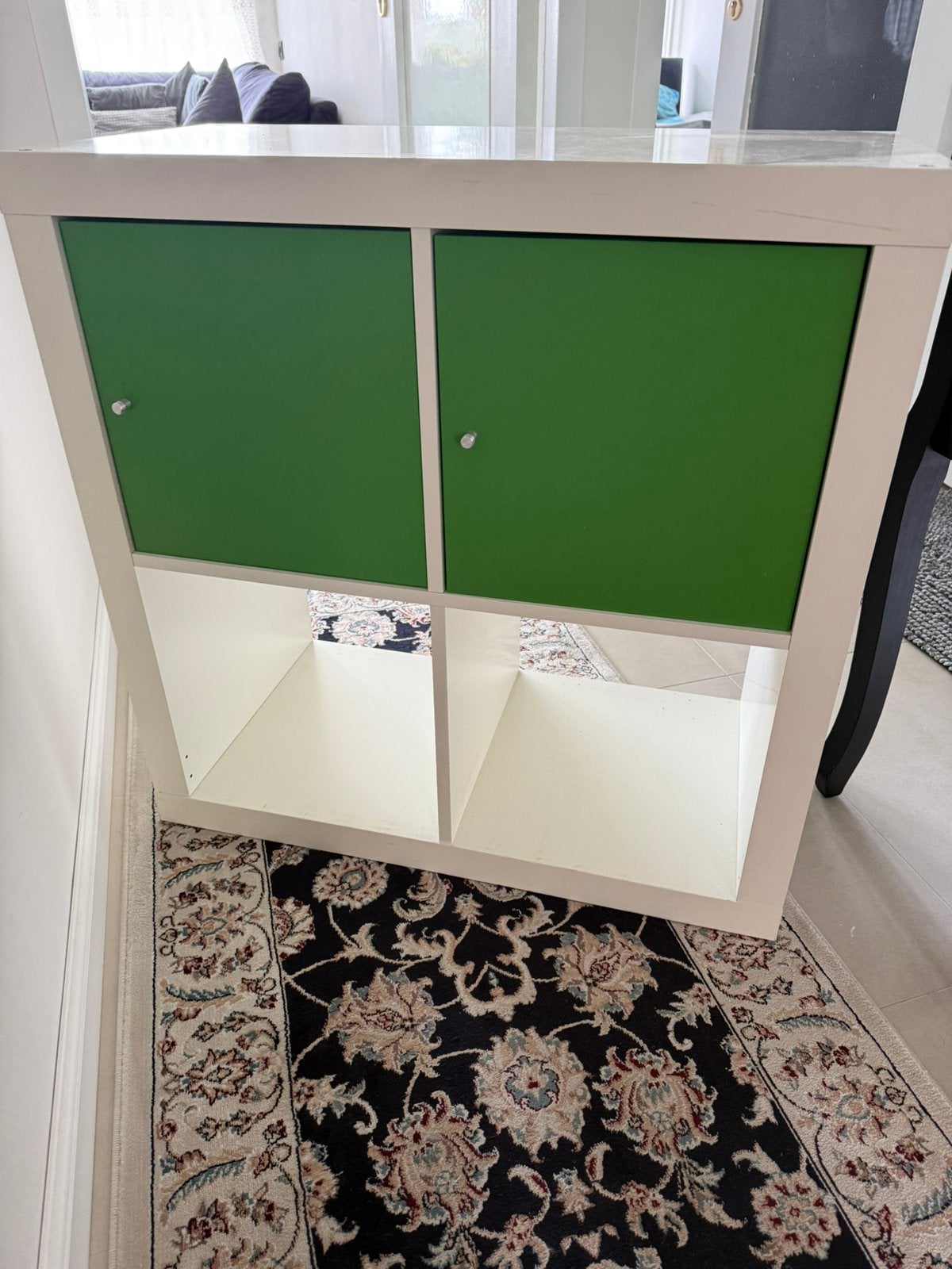 witte IKEA Kallax vakkenkast, Ophalen, Zo goed als nieuw