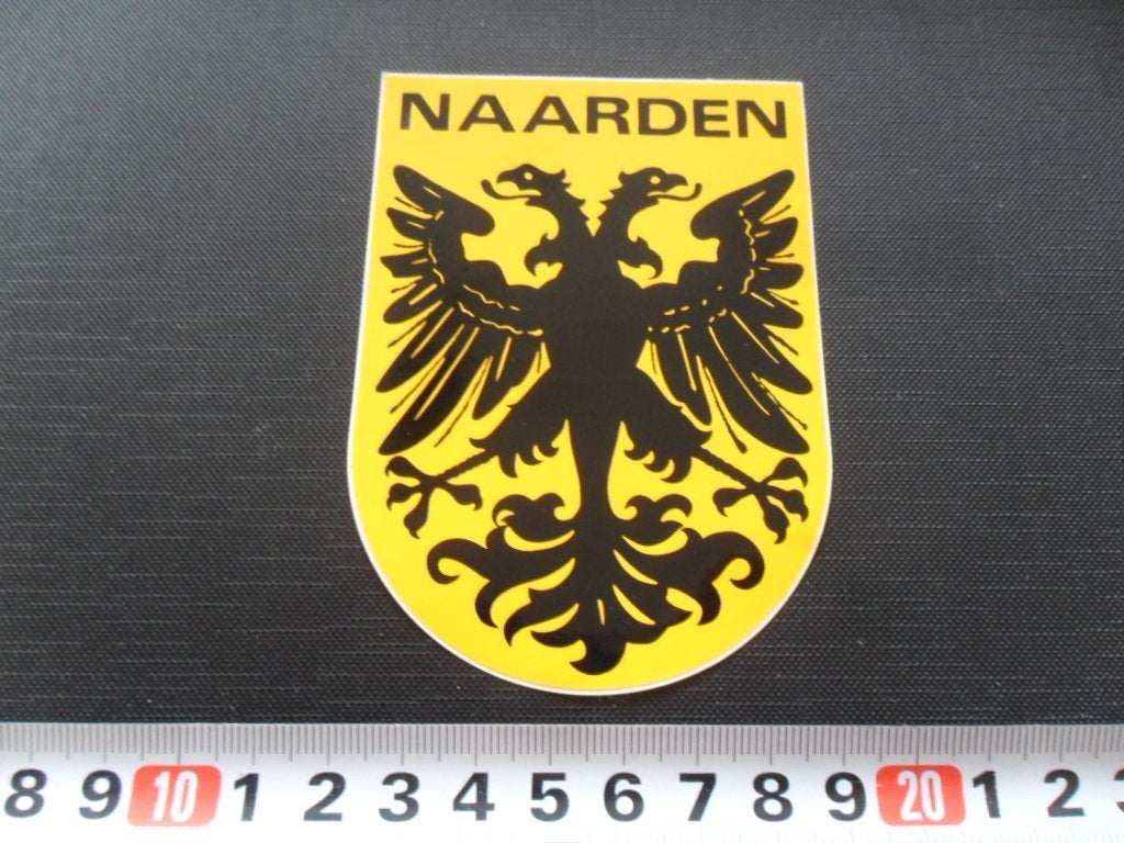 sticker naarden gemeente wapen *, Verzamelen, Stickers, Ophalen, Zo goed als nieuw