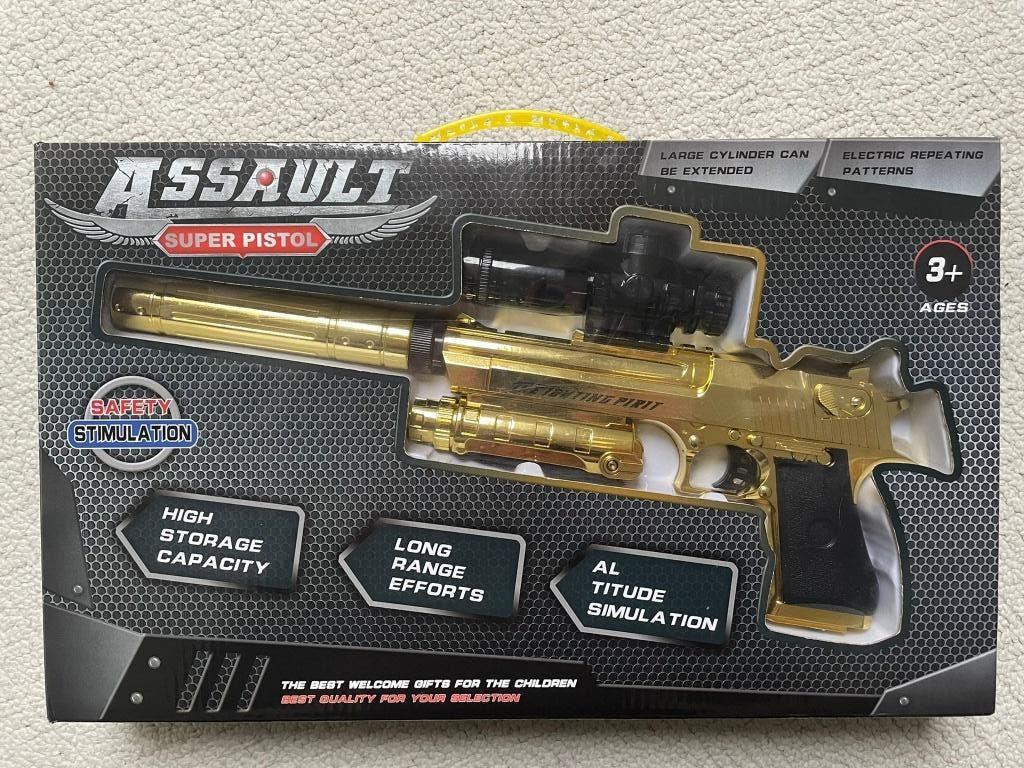 speelgoedpistool goudkleurig (wij versturen niet), Ophalen, Zo goed als nieuw