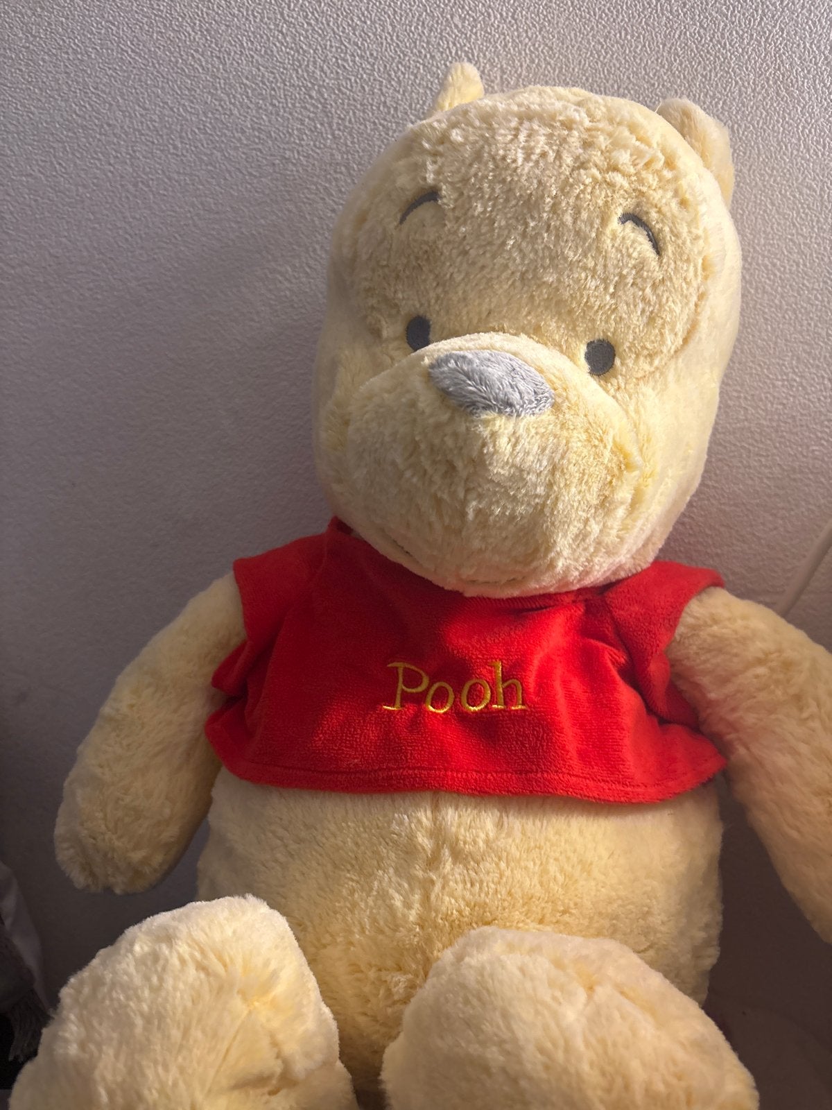 Grote Winnie de Poeh knuffel - Zo goed als nieuw, Disney, Geel, Overige typen, Ophalen of Verzenden