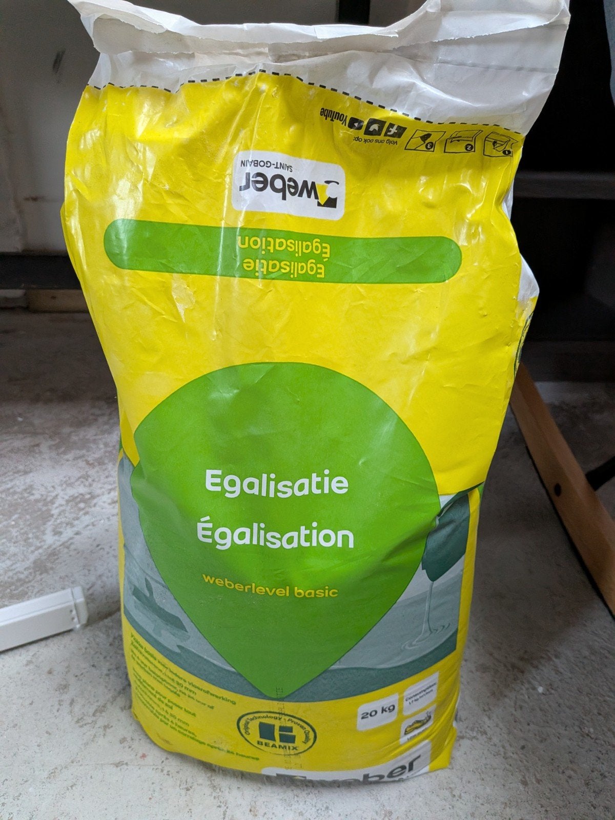 Nieuwe Weber Egaline (Weberlevel Basic) 20 kg, Ophalen, Nieuw