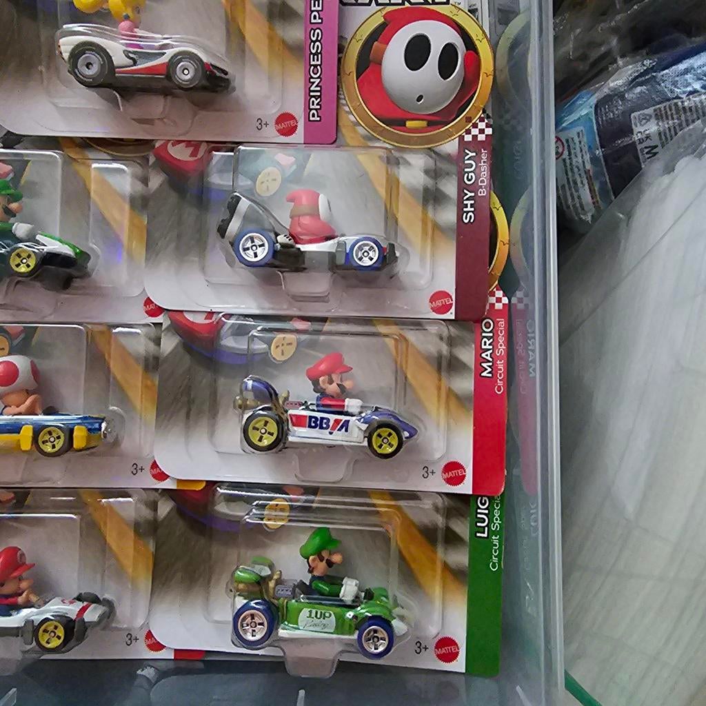 Hot Wheels Mario Kart - Diverse karakters (per stuk of set), Matel, Onbekend, Nieuw, Ophalen of Verzenden