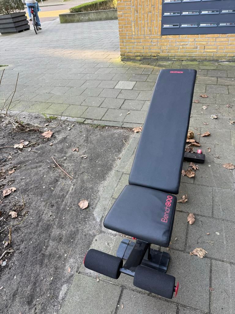 Verstelbaar fitnessbankje Bench 900, Ophalen, Gebruikt, Metaal, Borst