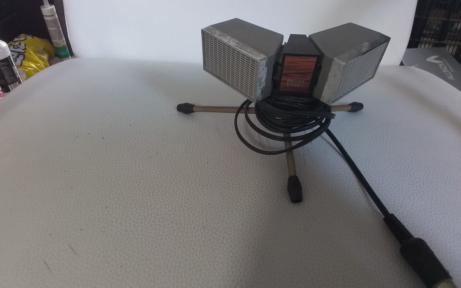 Vintage Philips Stereo Microfoon - Gebruikt, Muziek en Instrumenten, Ophalen of Verzenden, Gebruikt, Studiomicrofoon