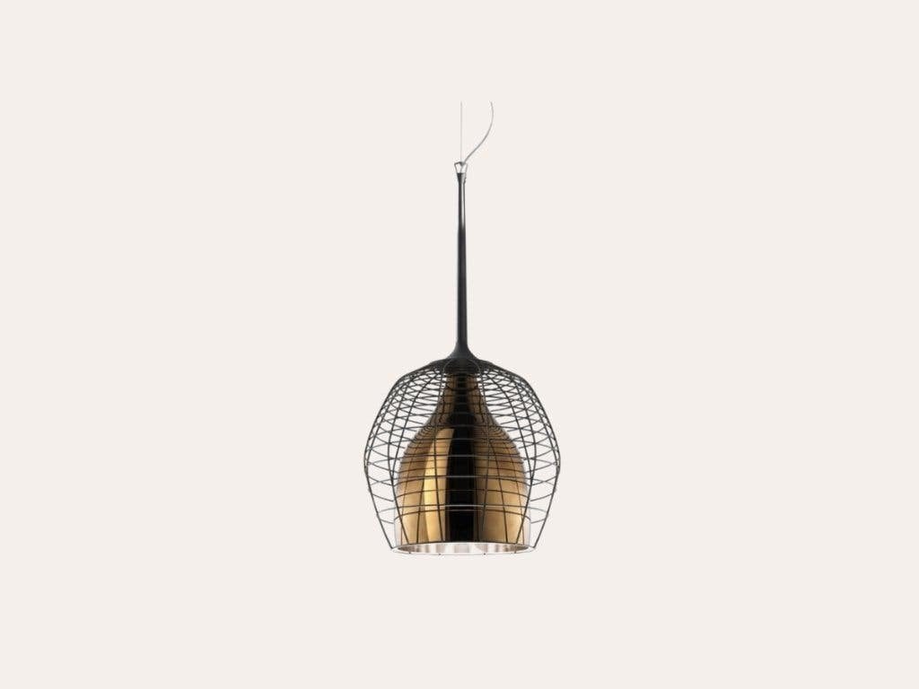 Foscarini Diesel Cage Piccola – Brons | Diesel, Ophalen, Design, E27 (groot), Zo goed als nieuw