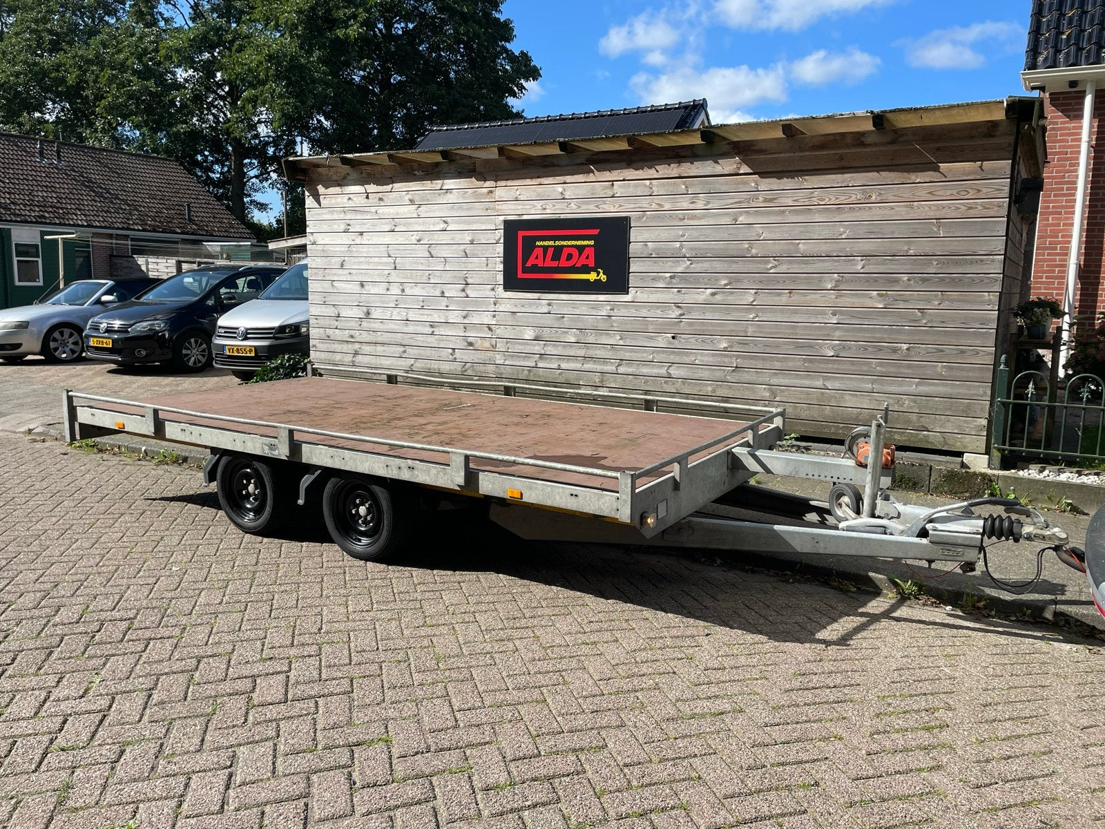 Eduard P4 Aanhanger van 2020! |400x200cm|2700KG|Rijplaten, Ophalen, Zo goed als nieuw