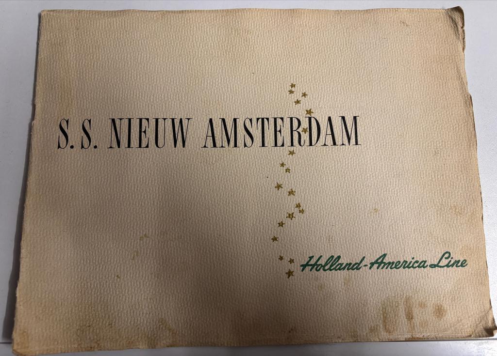 S.S. Nieuw Amsterdam Holland-America Line Prentenboek, Ophalen, Gelezen, Prentenboek