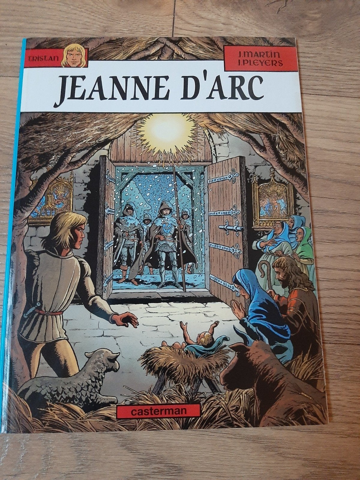 Jeanne d'Arc stripboek - Tristan Casterman, Boeken, Eén stripboek, Ophalen of Verzenden, Gelezen, J. Martin, J. Pleyers