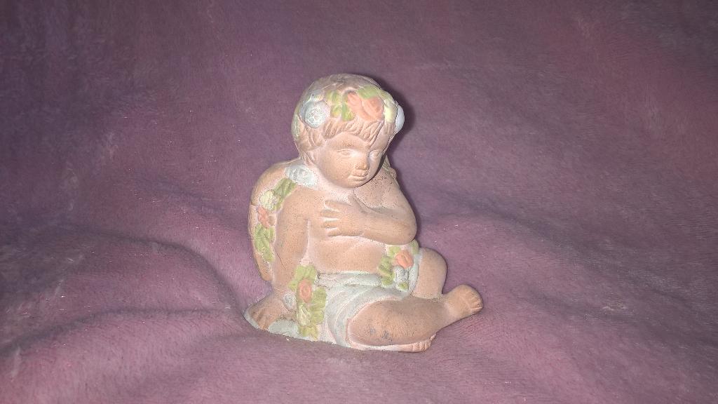 MOOI ENGELEN BEELD TERRACOTTA, Ophalen, Zo goed als nieuw, Fantasy