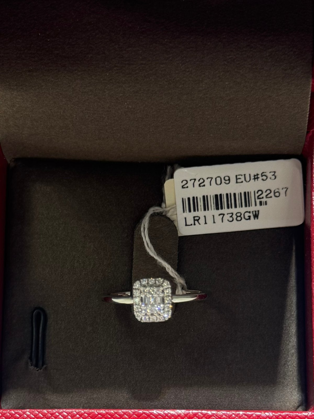 18K Goud - Diamanten Ring - 18Karaat - Nieuw - NU 30%KORTING, Sieraden, Tassen en Uiterlijk, Ringen, Wit, Nieuw, Ophalen of Verzenden