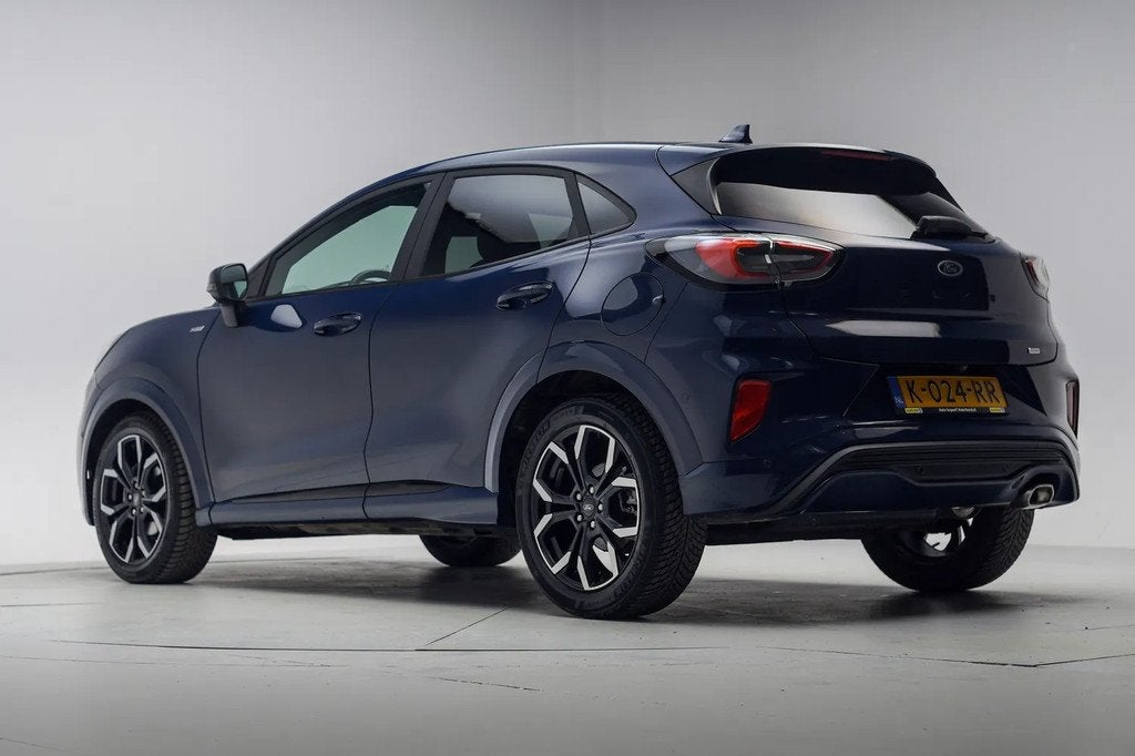 Ford Puma 1.0 EcoBoost Hybrid 155pk ST-Line X [ Apple / Andr, Auto's, Blauw, Bedrijf, 3 cilinders, 1100 kg