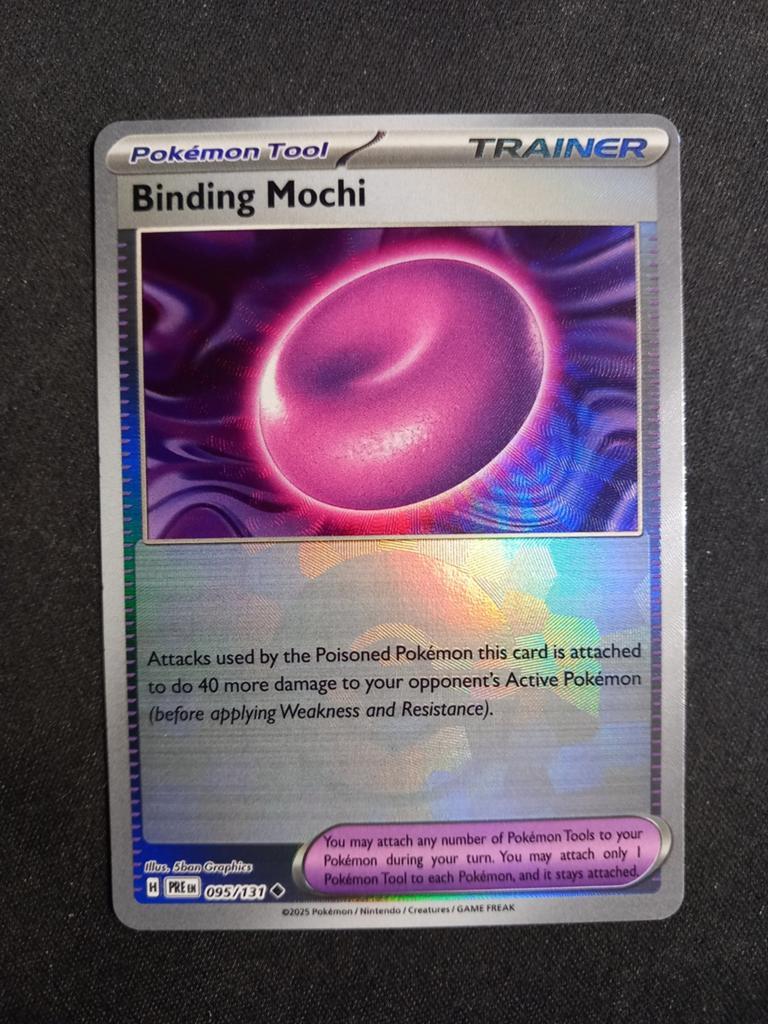 Binding Mochi 095/131 Prismatic Reverse Pokeball Excellent, Verzenden, Zo goed als nieuw, Losse kaart, Foil