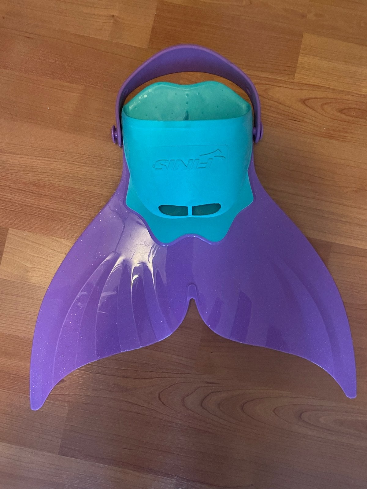 Finis Zeemeermin Monovin - Paars/Turquoise, Ophalen, Gebruikt, Zwem- of Duikvliezen
