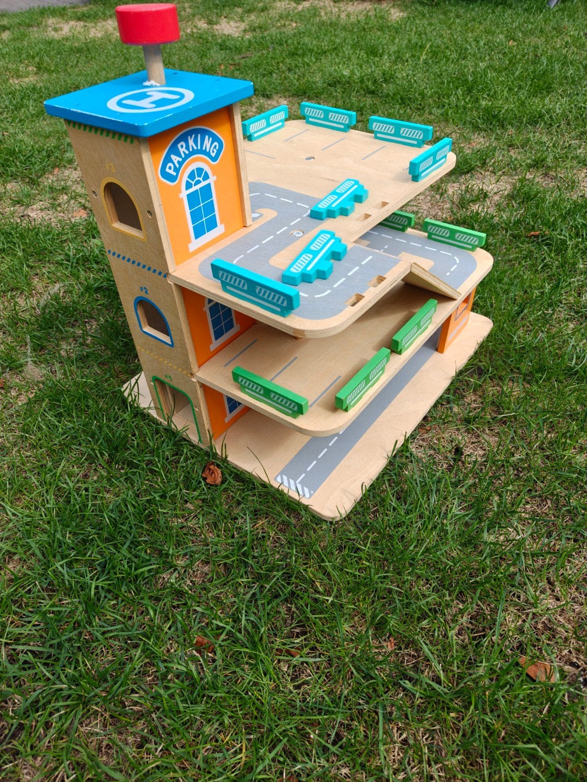 houten garage, Kinderen en Baby's, Ophalen of Verzenden, Gebruikt