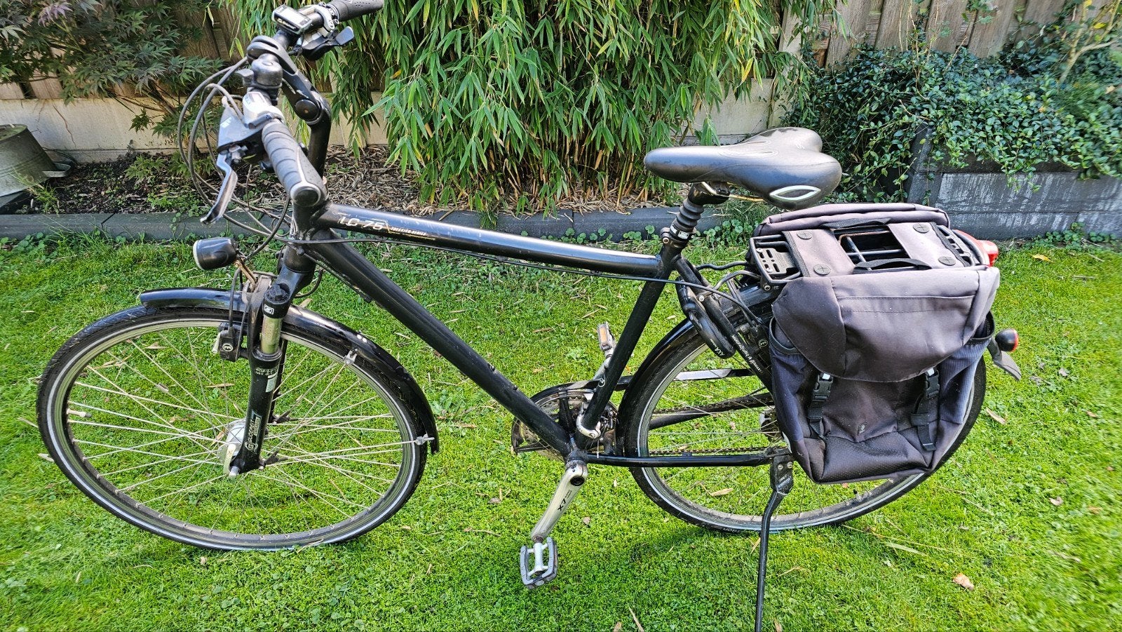 Gudereit LC 75 Trekkingfiets met 27 versnellingen, Gebruikt, Velgrem, Versnellingen, 53 tot 57 cm