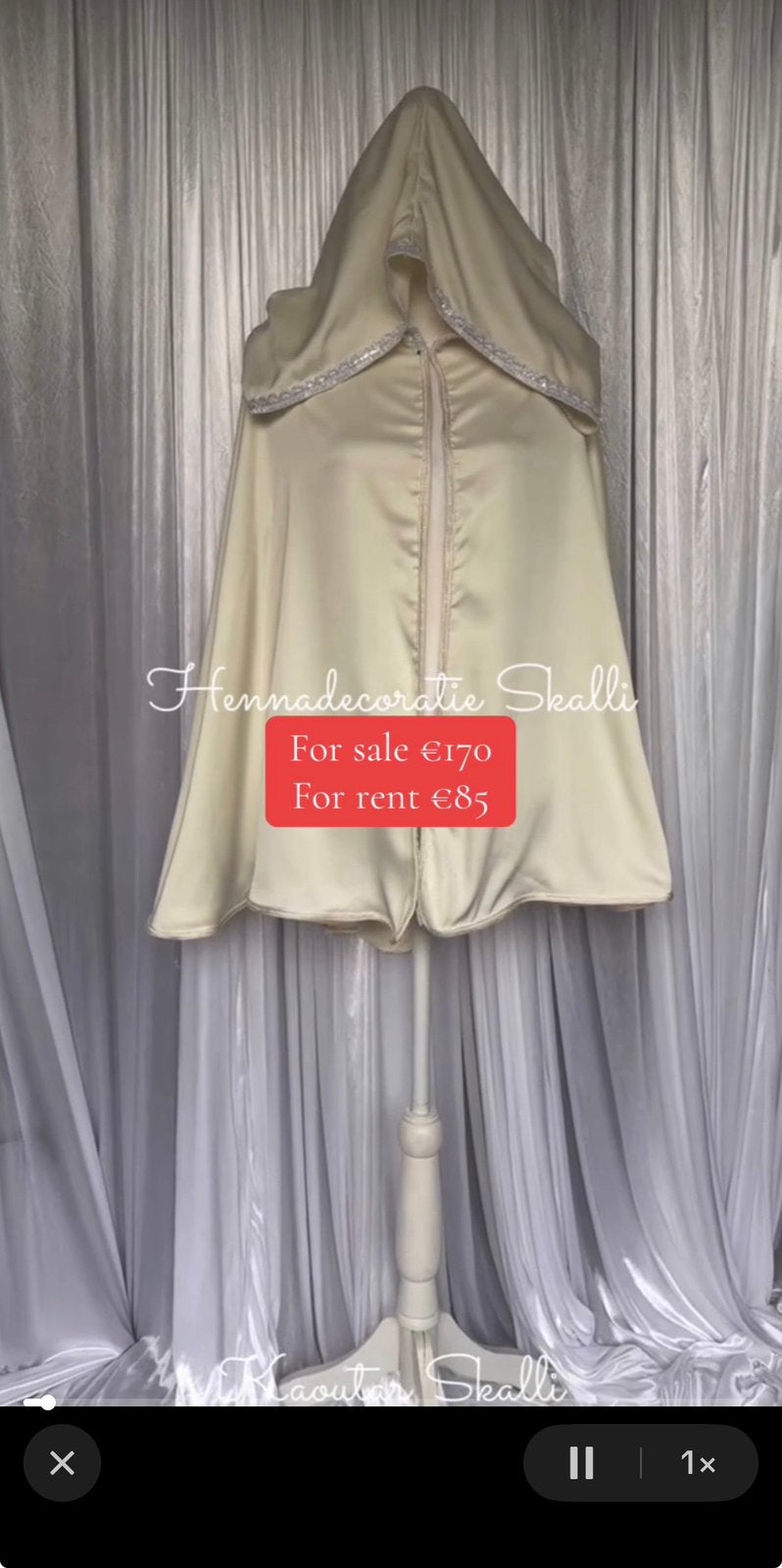 Korte selham white off, Kleding | Dames, Trouwkleding en Trouwaccessoires, Ophalen of Verzenden, Zo goed als nieuw, Wit, Accessoires
