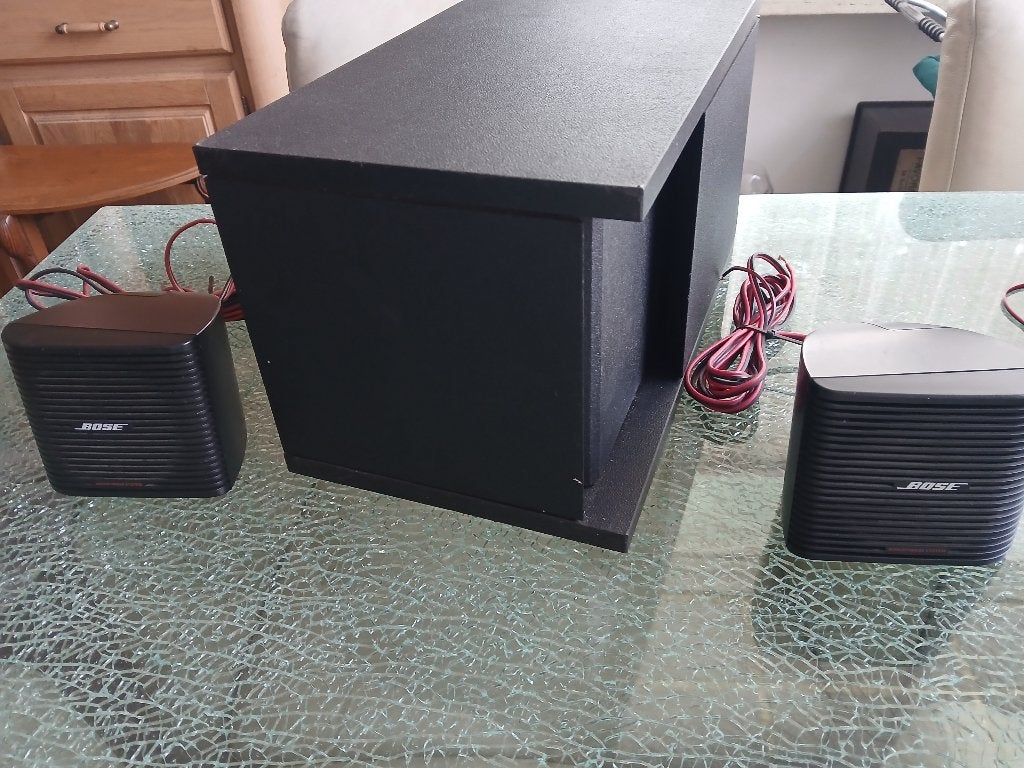 Bose Acoustimas 3 speakerset, Ophalen of Verzenden, Gebruikt, Minder dan 60 watt, Bose