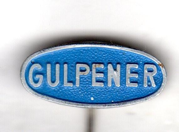 Speldje GULPENER BIERBROUWERIJ GULPEN LICHTBLAUW (A4), Ophalen of Verzenden, Gebruikt, Overige onderwerpen