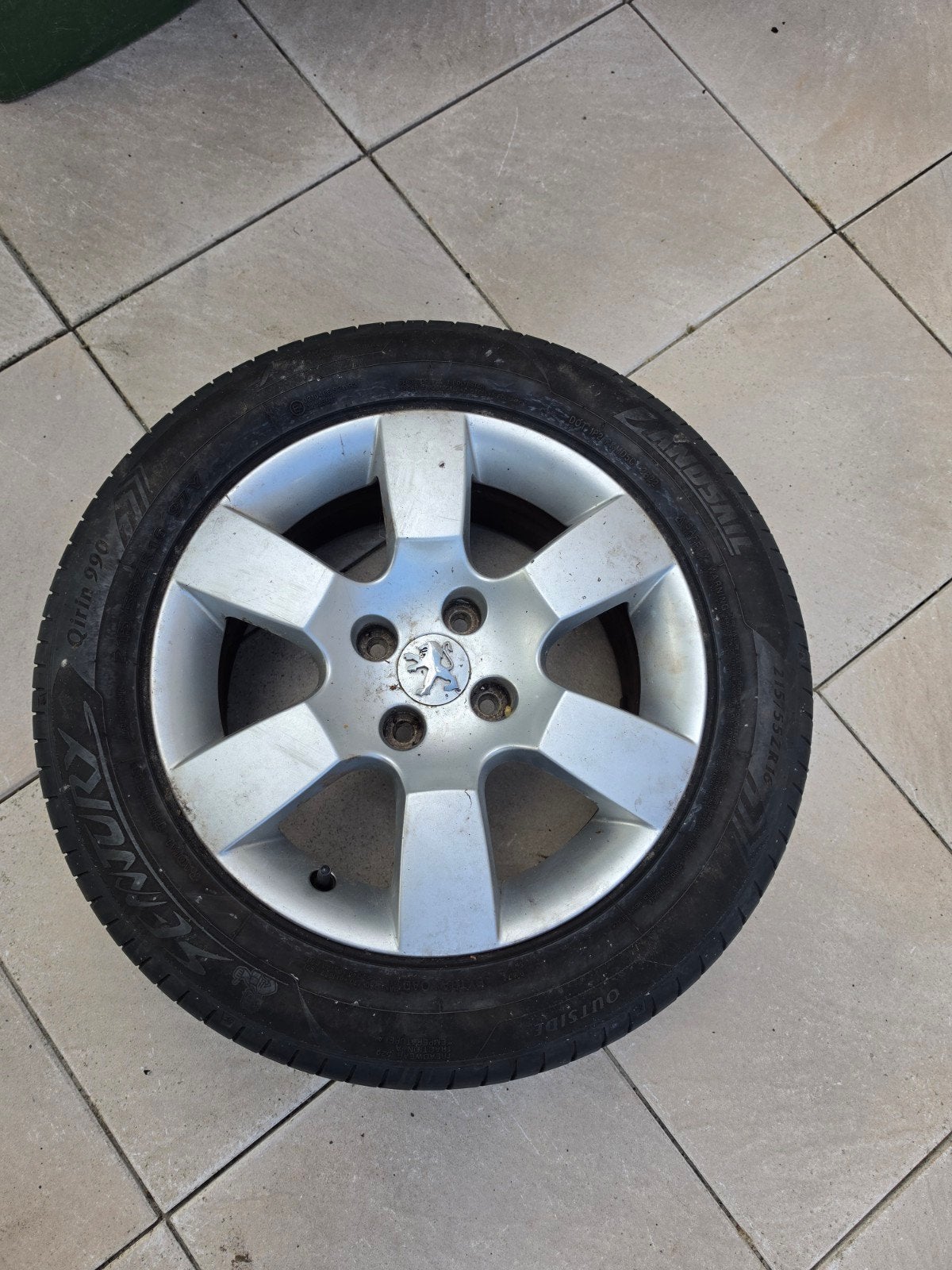 Peugeot velgen 4 stuks, Ophalen, Zomerbanden, Velg(en)