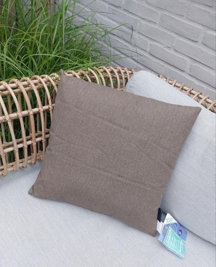 Kussen Madison naturel zand Outdoor cushion sand 45x45 Nieuw, Ophalen of Verzenden, Nieuw