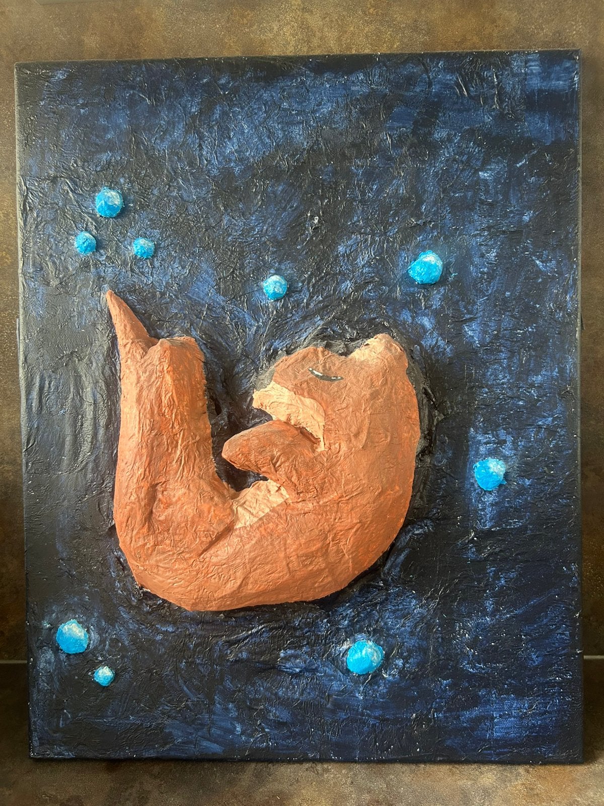 3D-schilderij Otter, Ophalen