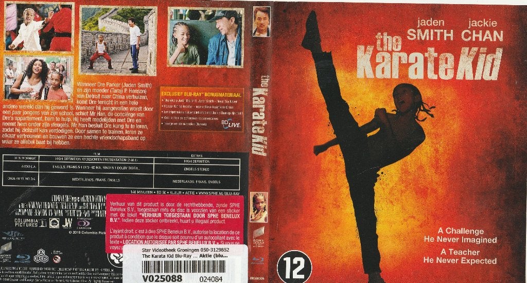The karate kid blu ray ( ned. Ondert. ), Engels, Nederlands, Film, Actie