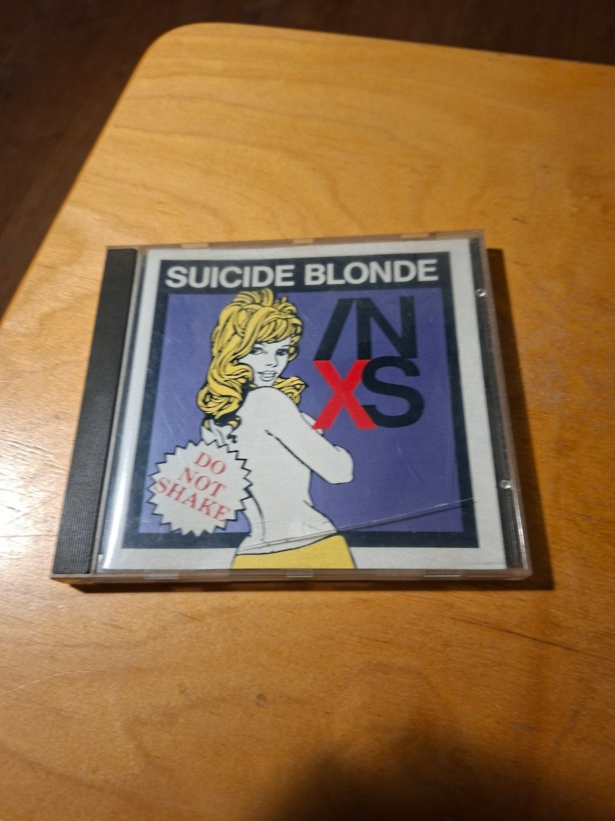 INXS - Suicide Blonde CD Single, Cd's en Dvd's, Ophalen of Verzenden, Gebruikt, Rock en Metal, Inclusief doosje