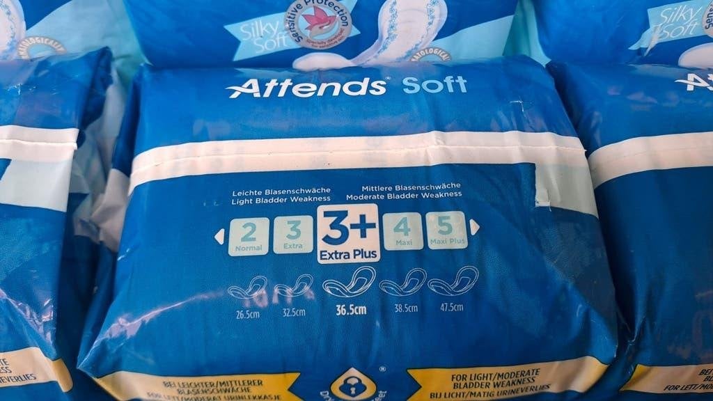6x Attends soft 3 Extra plus inleggers, Onbekend, Nieuw, Ophalen of Verzenden, Onbekend