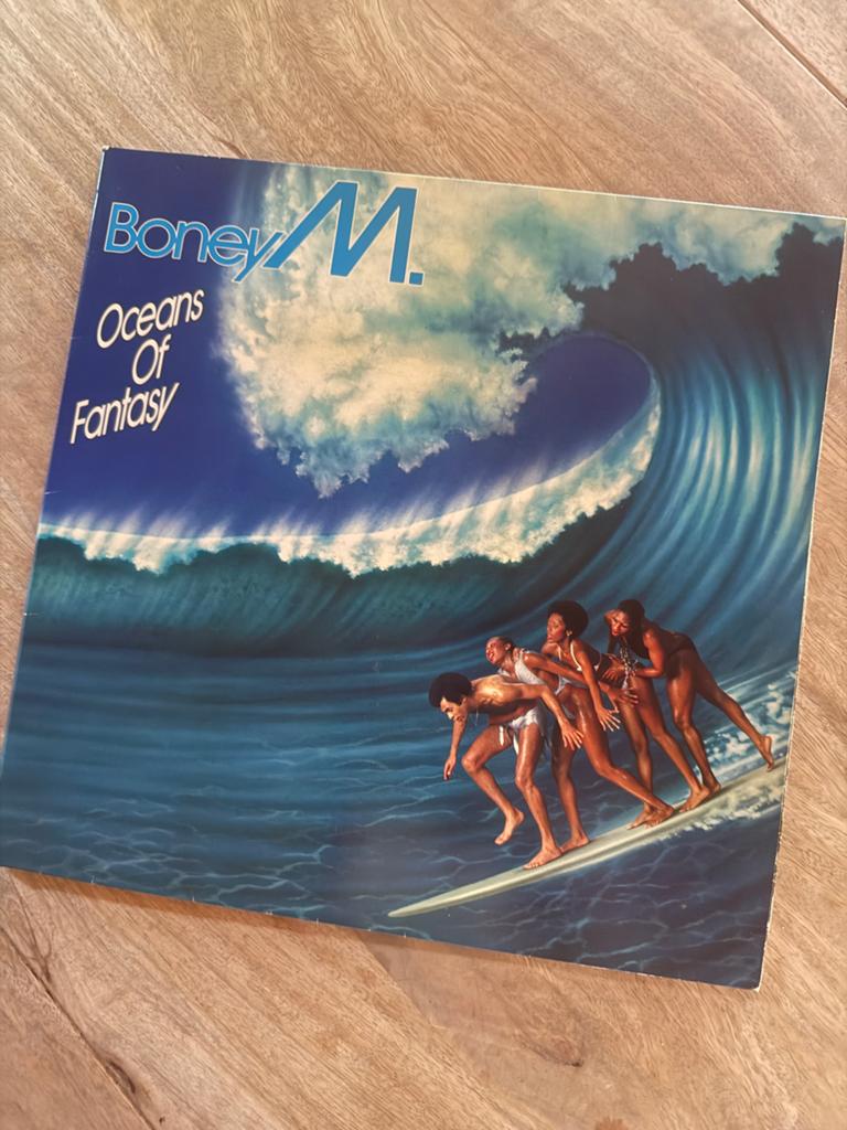 Boney M. - Oceans of Fantasy LP (1979), Gebruikt, Ophalen of Verzenden, 12 inch, Gatefold hoes