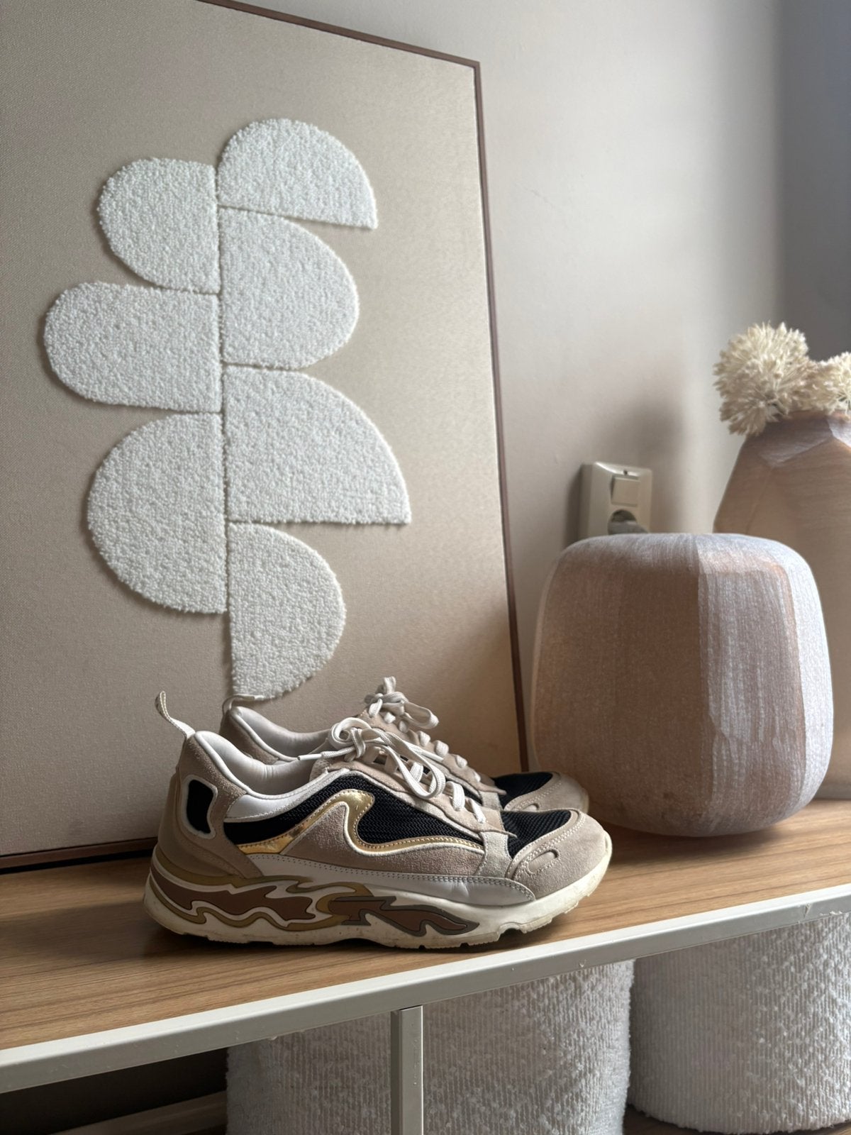Sandro sneakers maat 40, Zwart, Ophalen of Verzenden, Sneakers of Gympen, Gedragen