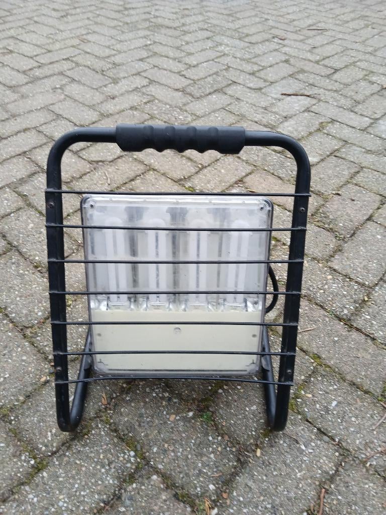 Bouwlamp met Snoer, Ophalen of Verzenden, Gebruikt, Minder dan 50 watt, Lamp met armatuur